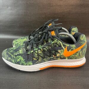 Nike Zoom Pegasus 32 Solstice Women's size 9 Green Orange Tropical Camo Shoes